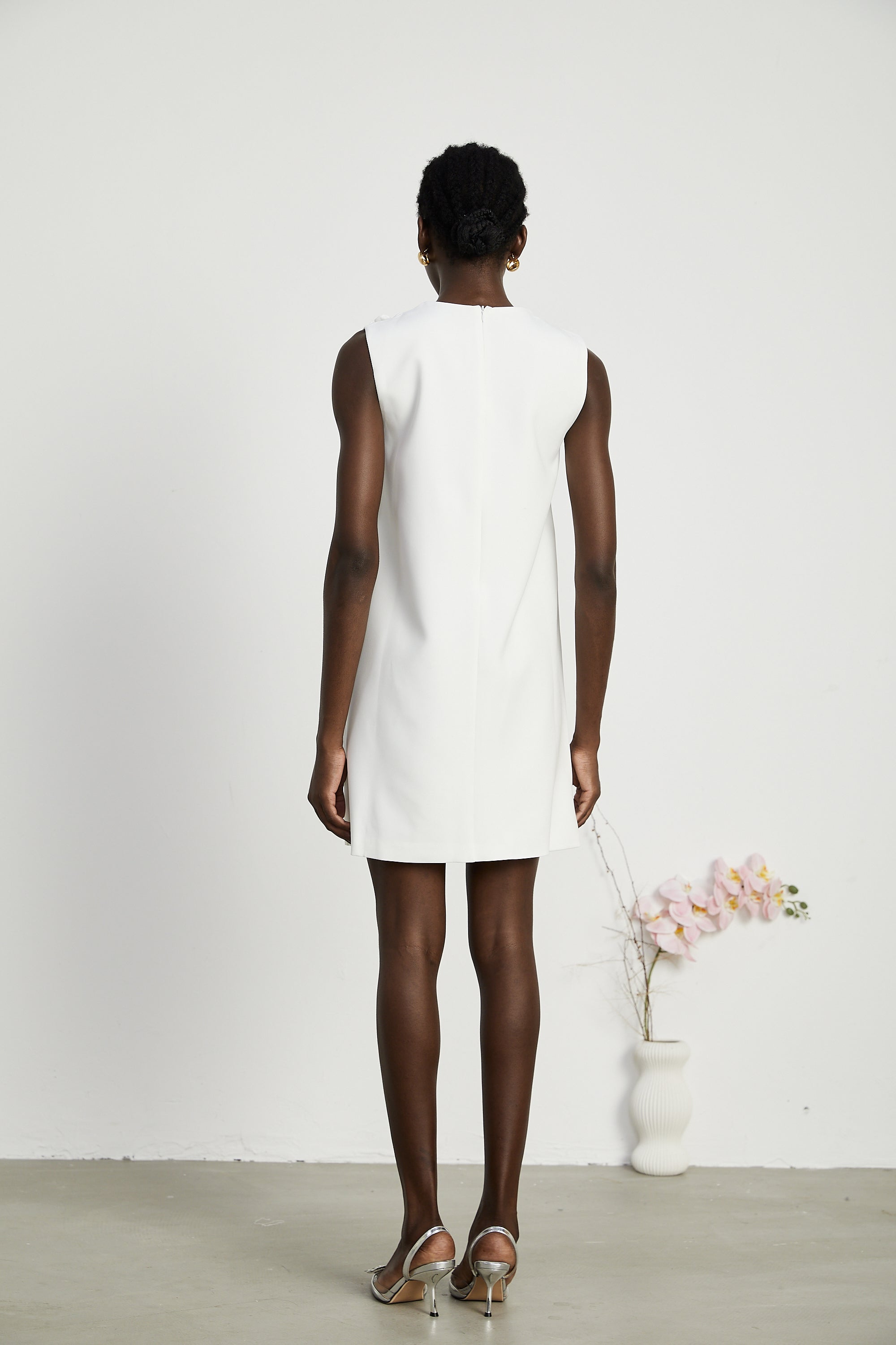 Marcella çiçek mini elbise