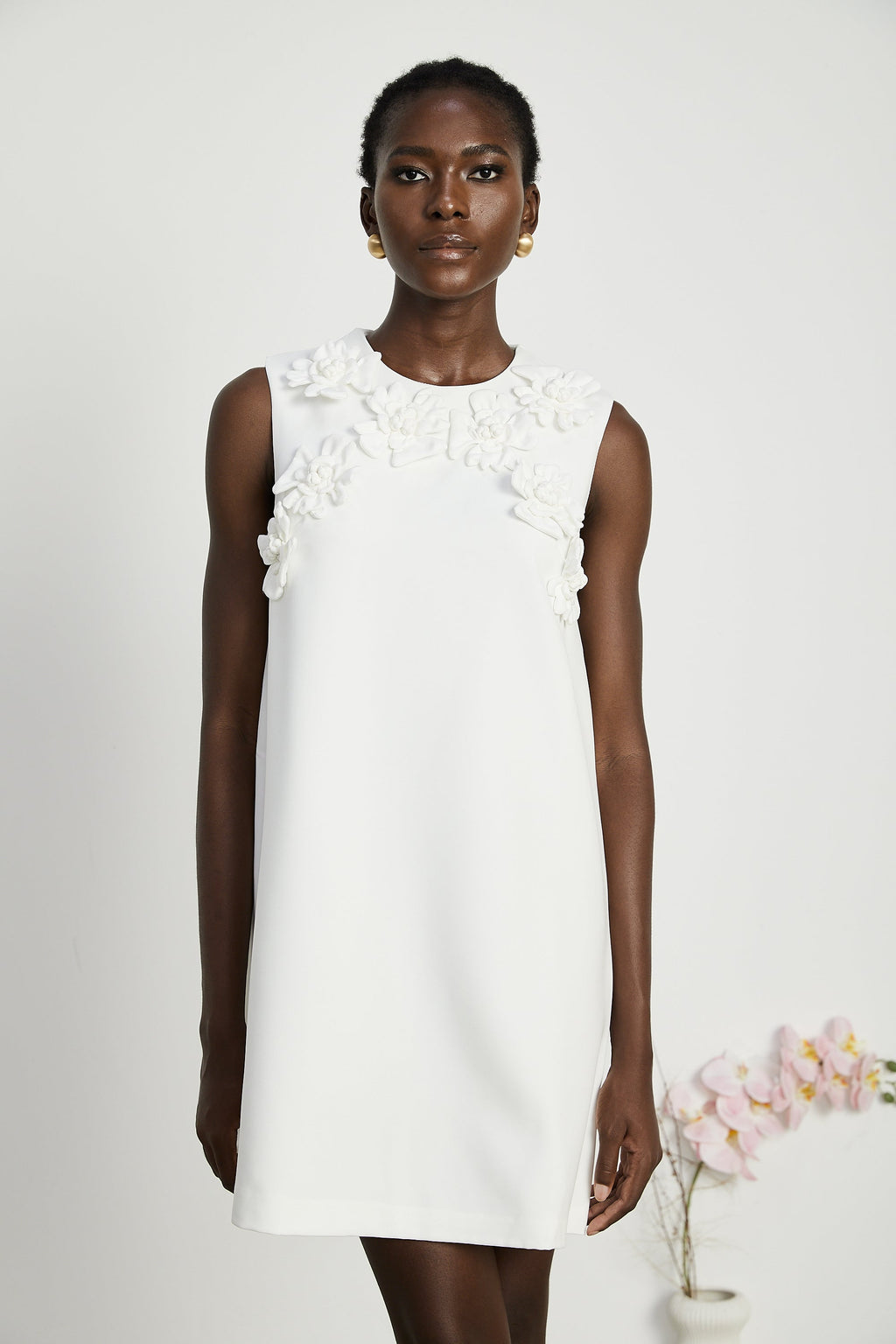 Marcella çiçek mini elbise