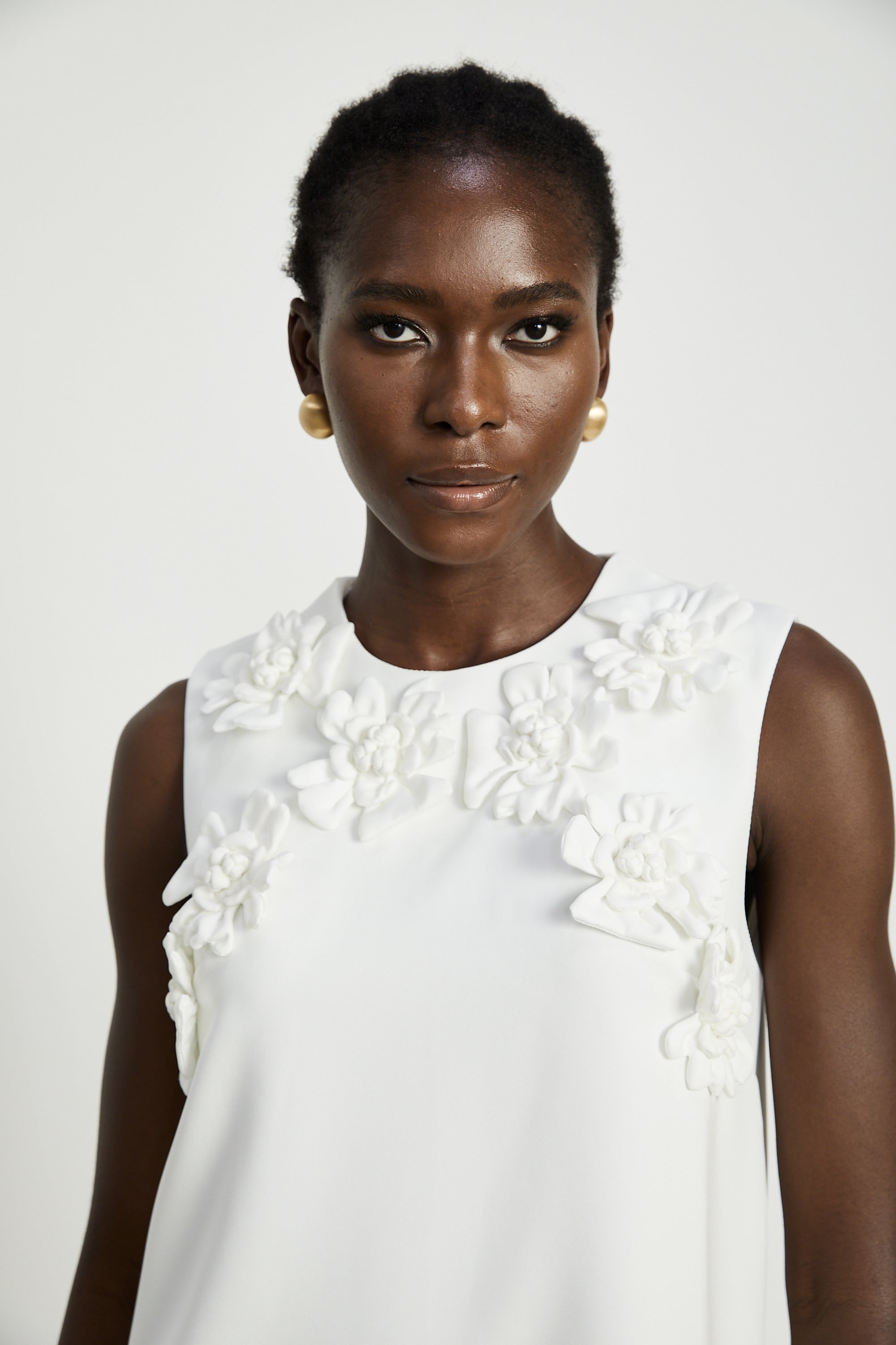 Marcella çiçek mini elbise