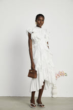 Laguna katman midi elbise