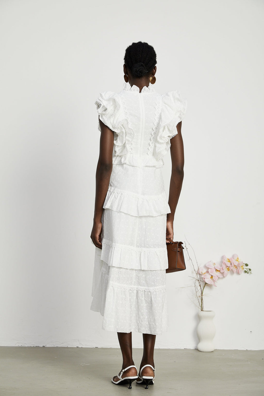 Laguna katman midi elbise