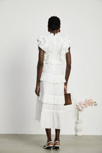 Laguna katman midi elbise