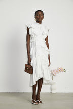 Laguna katman midi elbise