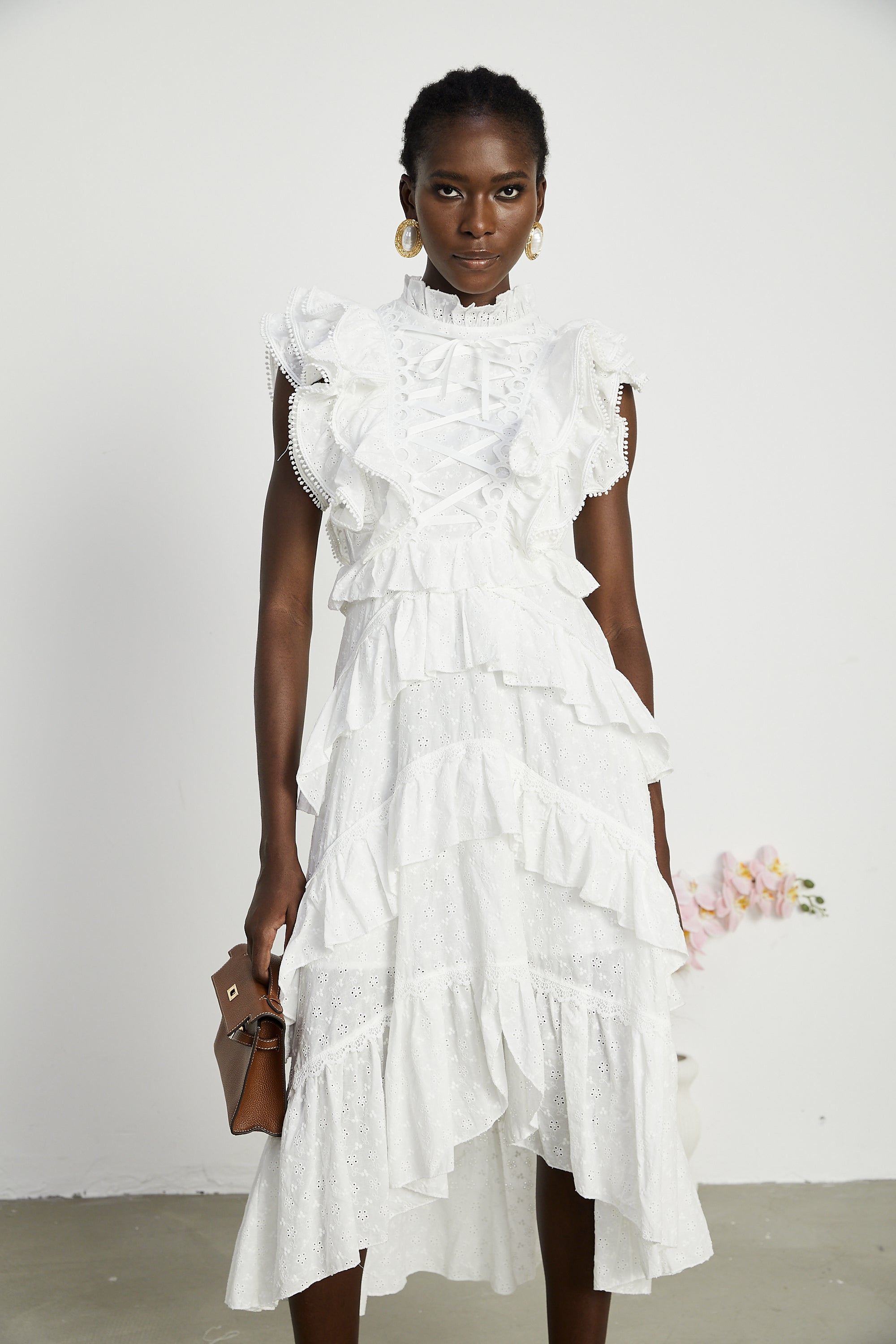 Laguna katman midi elbise