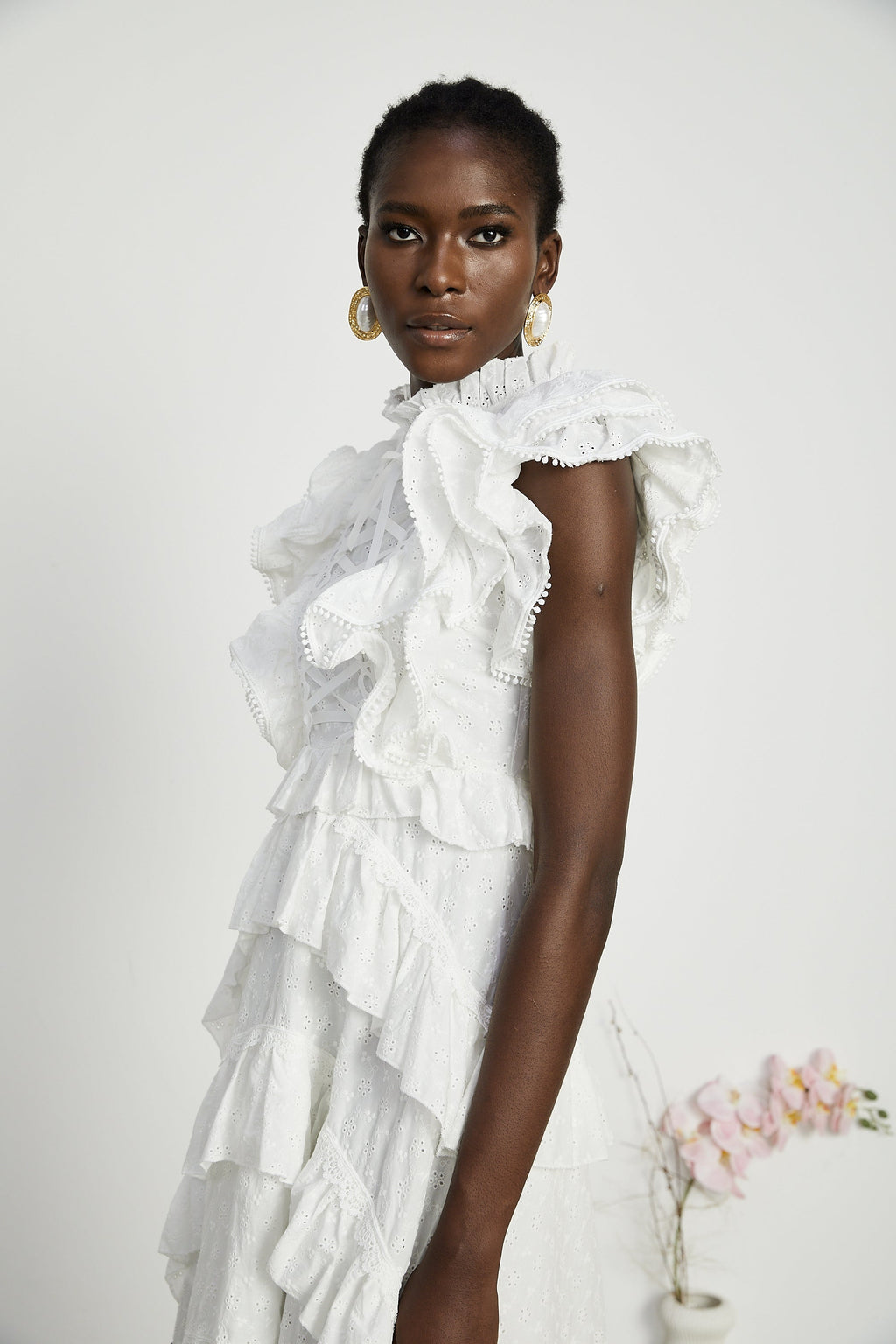 Laguna katman midi elbise