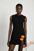 Roxane süslemeli mini elbise