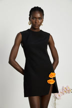 Roxane süslemeli mini elbise