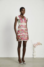 Nalini işleme mini elbise