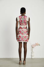 Nalini işleme mini elbise