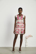 Nalini işleme mini elbise