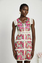 Nalini işleme mini elbise