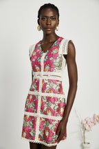 Nalini işleme mini elbise