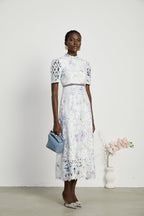 Blanche midi elbise