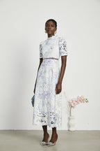 Blanche midi elbise