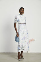 Blanche midi elbise