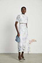 Blanche midi elbise