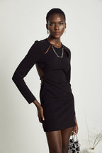 Sonia dekolteli mini elbise