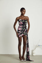 Moren kurdele mini elbise