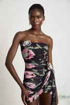 Moren kurdele mini elbise