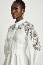 Ela kuşak mini elbise