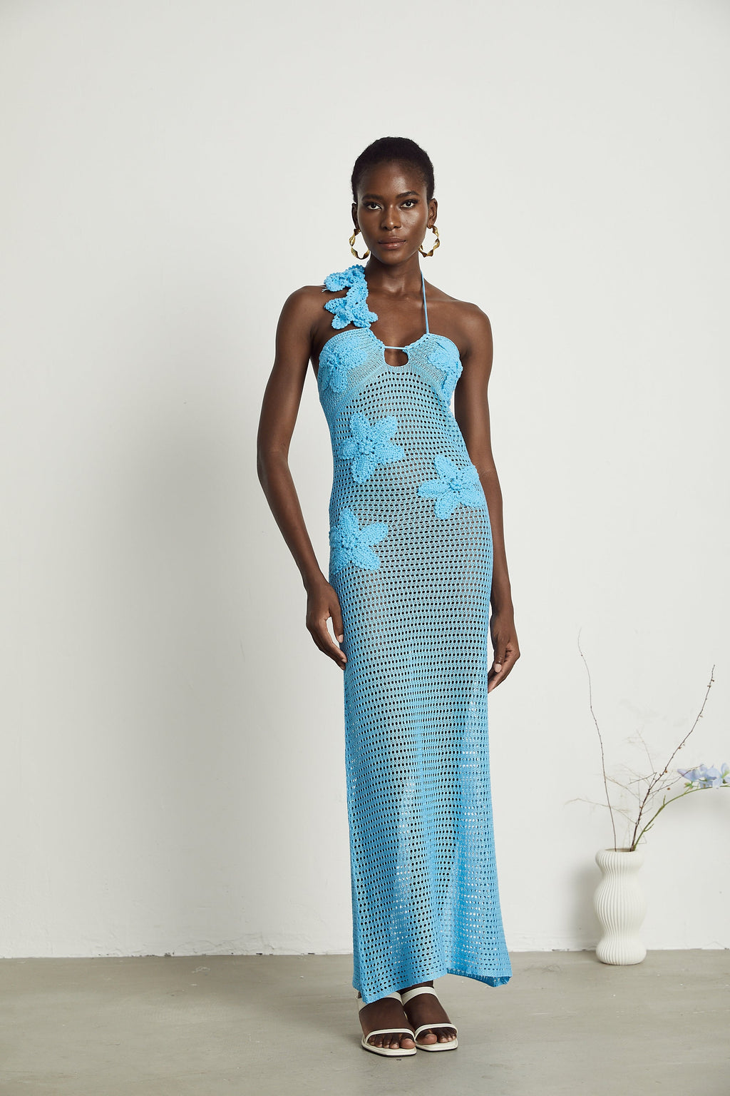 Diane tığ maksi elbise