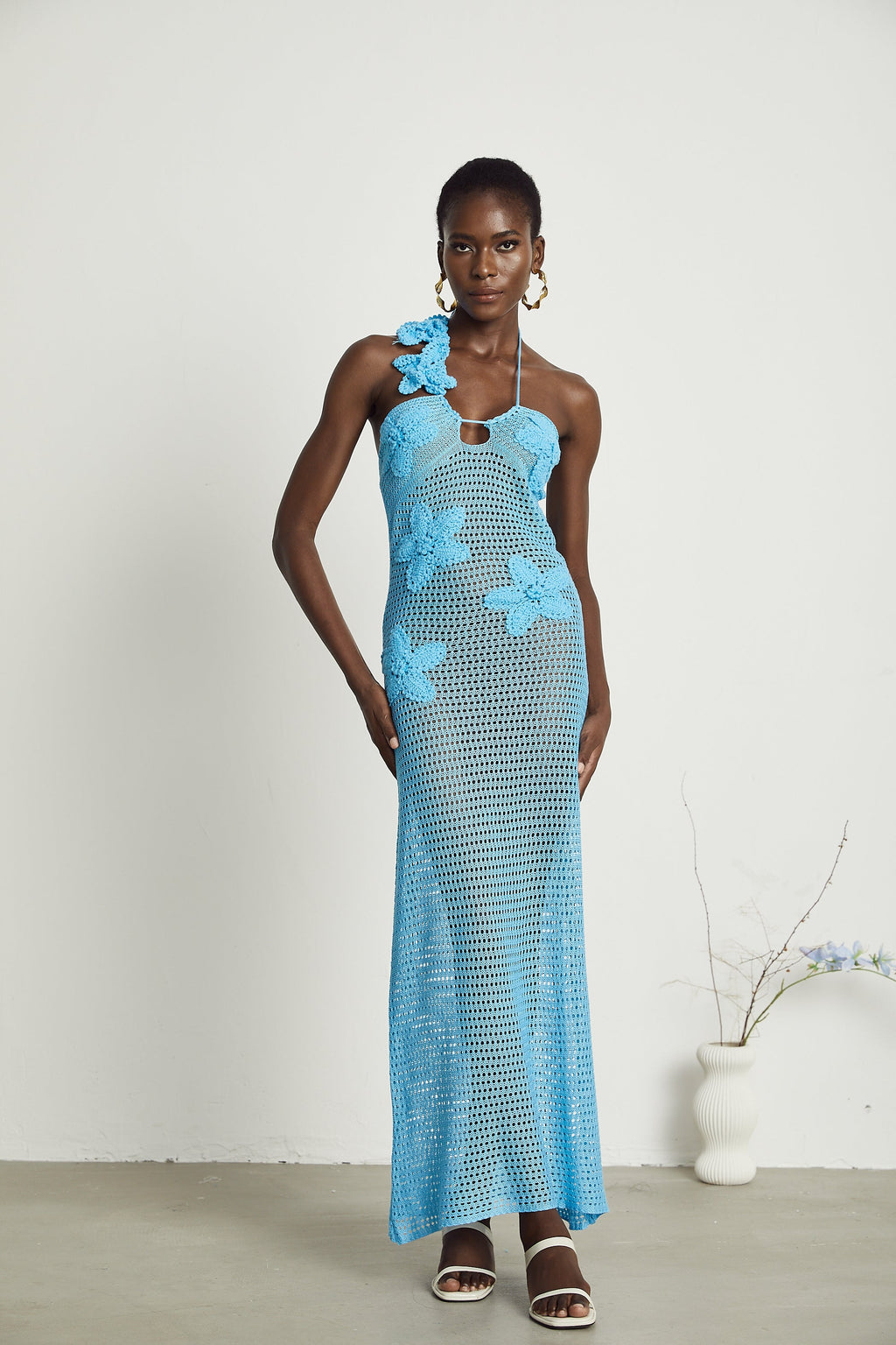 Diane tığ maksi elbise