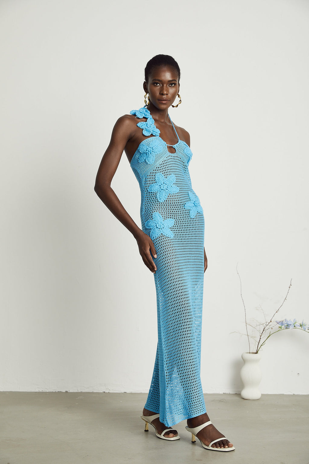 Diane tığ maksi elbise