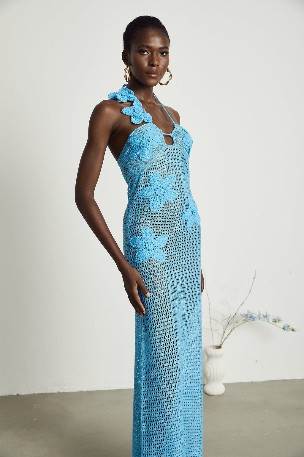 Diane tığ maksi elbise