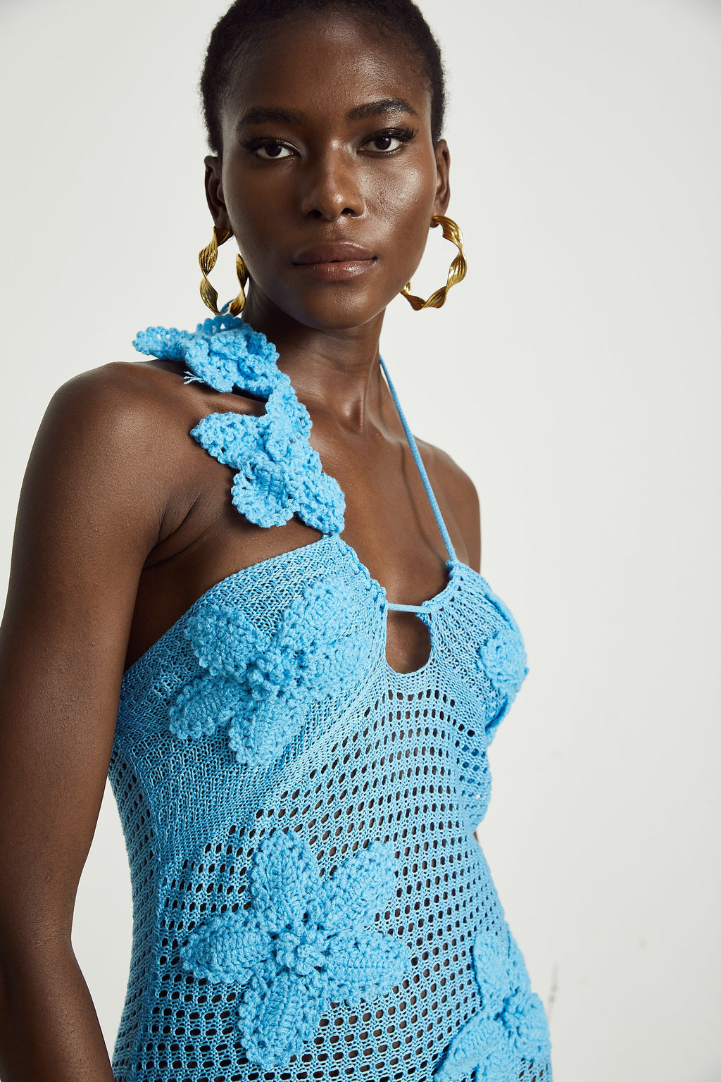 Diane tığ maksi elbise