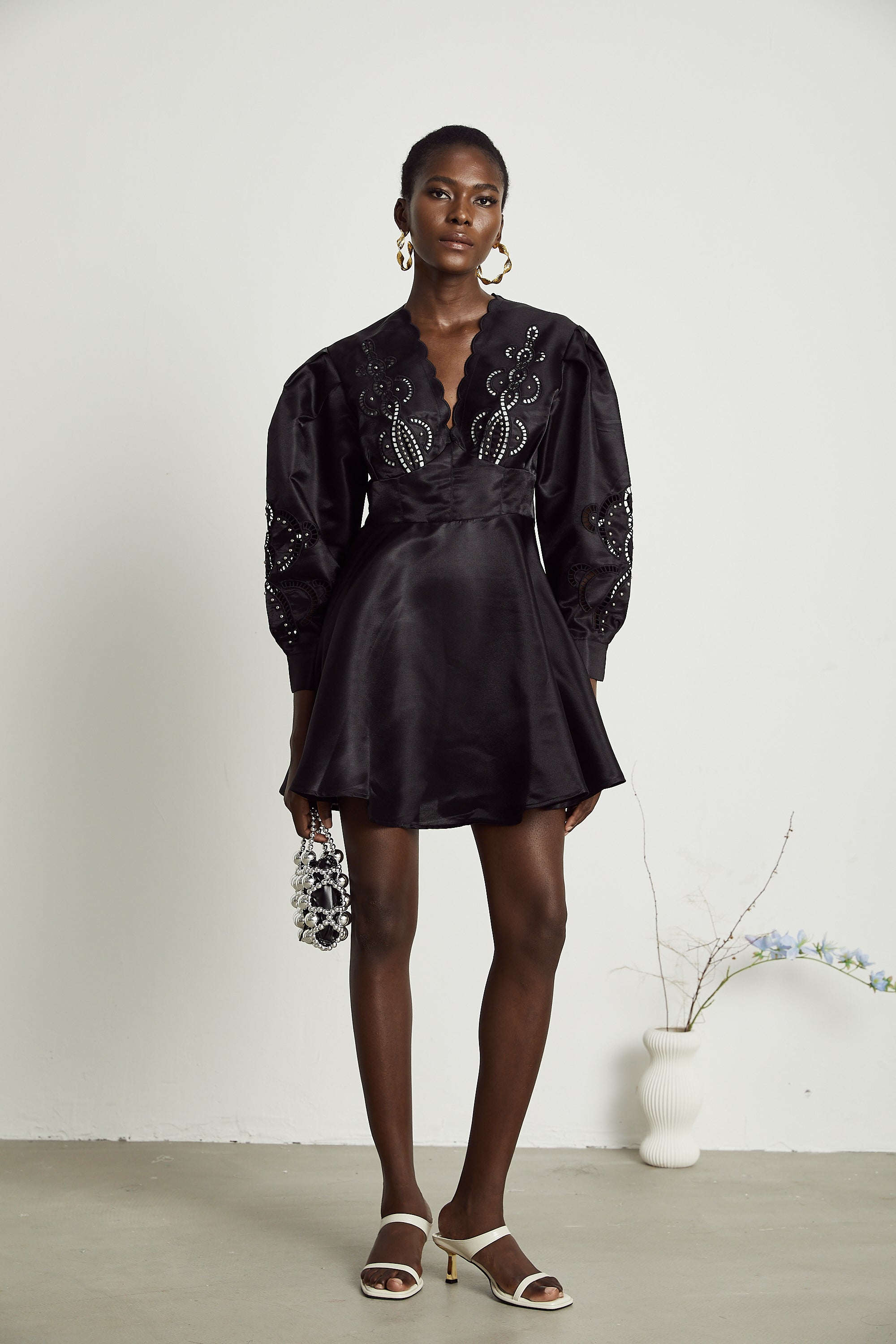 Nalini kloş mini elbise