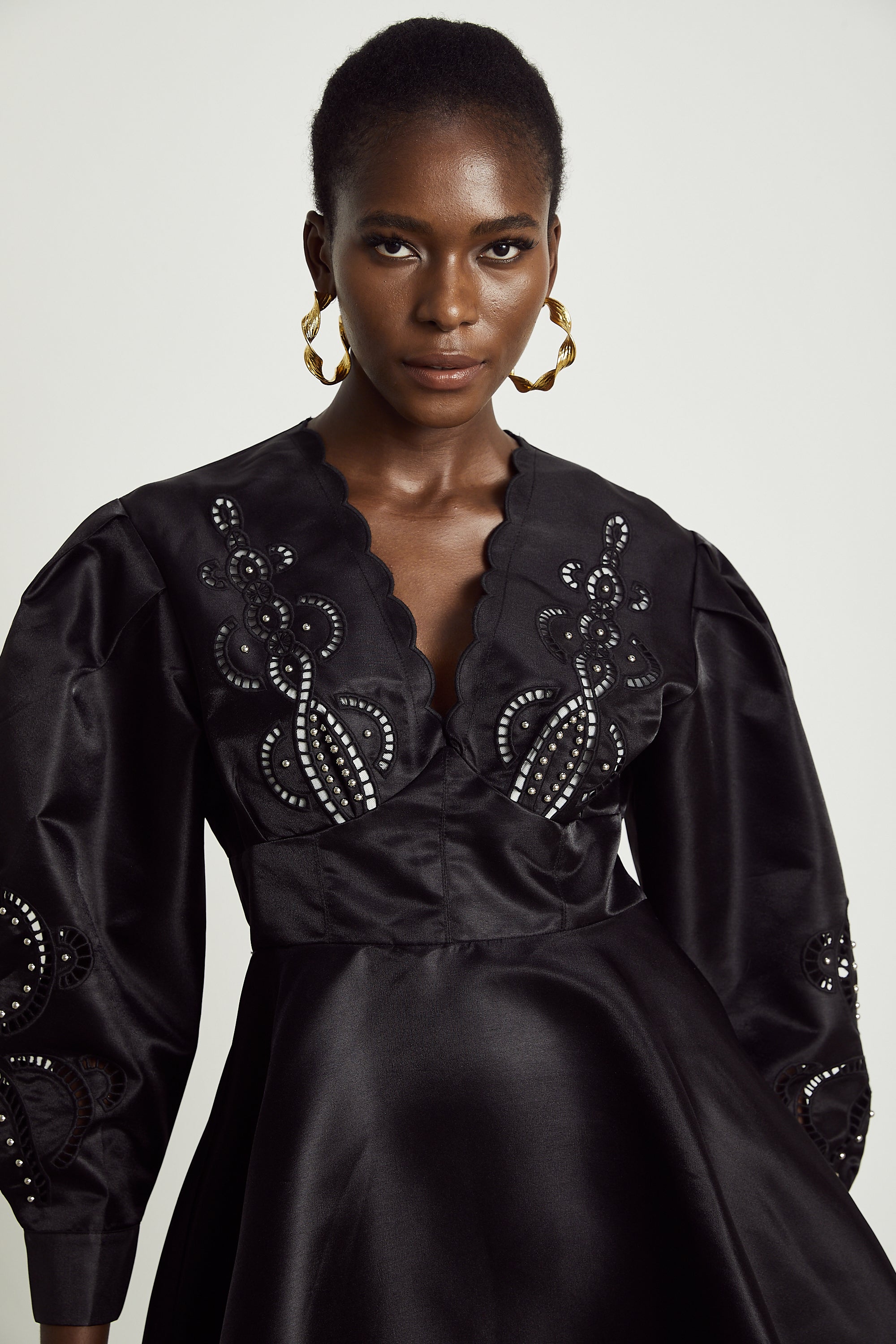 Nalini kloş mini elbise