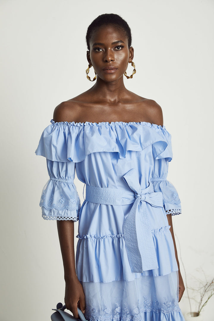 Sophie midi elbise