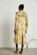 Fabienne midi elbise