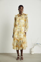 Fabienne midi elbise