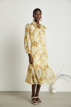 Fabienne midi elbise