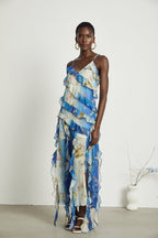 Cyrielle midi elbise