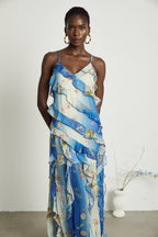 Cyrielle midi elbise