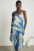 Cyrielle midi elbise