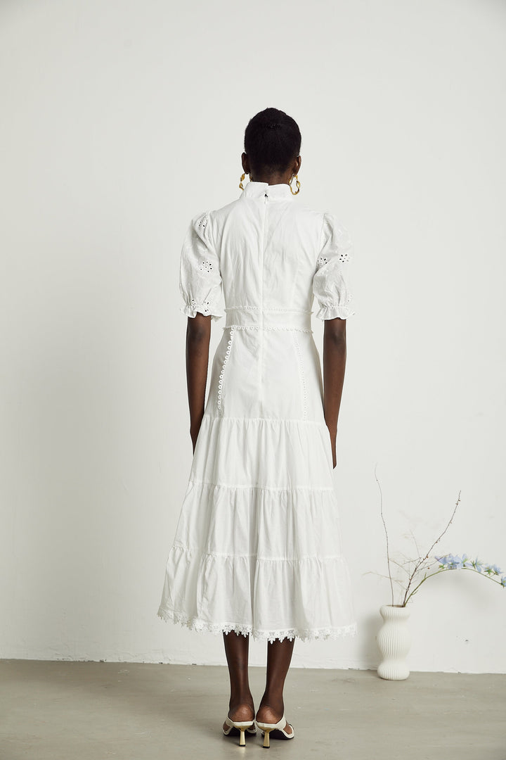 Coline dantel mini elbise