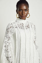 Céline dantel maksi elbise