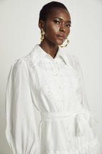 Mélisande kuşaklı mini elbise