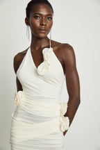 Renée süslemeli mini elbise