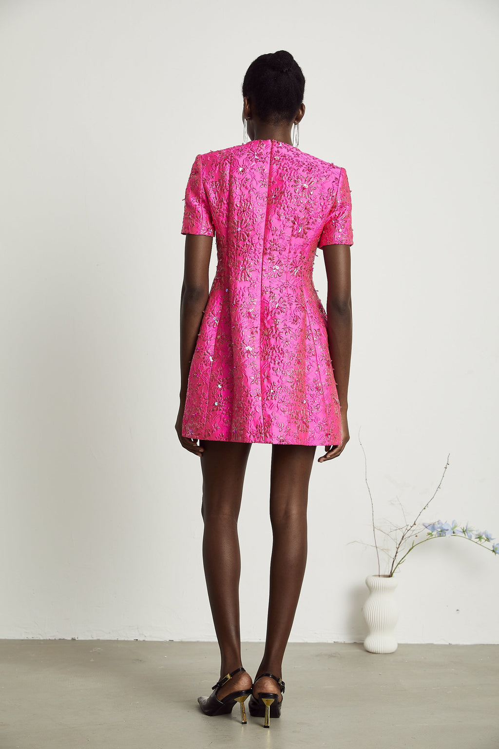 Florentina aplike mini elbise