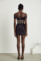 Laguna korse mini elbise