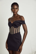 Laguna korse mini elbise