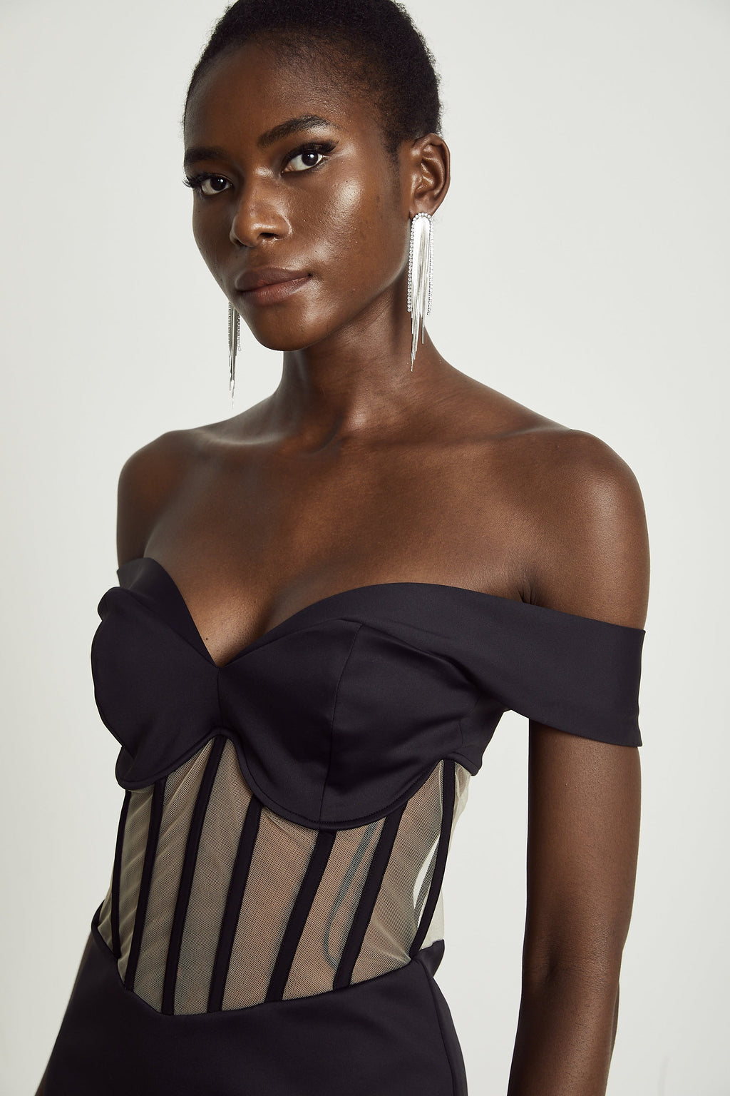 Laguna korse mini elbise