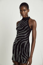 Gisèle kristal mini elbise