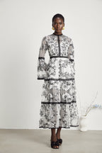 Marcella şeffaf maksi elbise