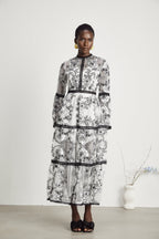 Marcella şeffaf maksi elbise