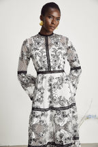 Marcella şeffaf maksi elbise